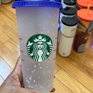 Starbucks confetti color changing cup